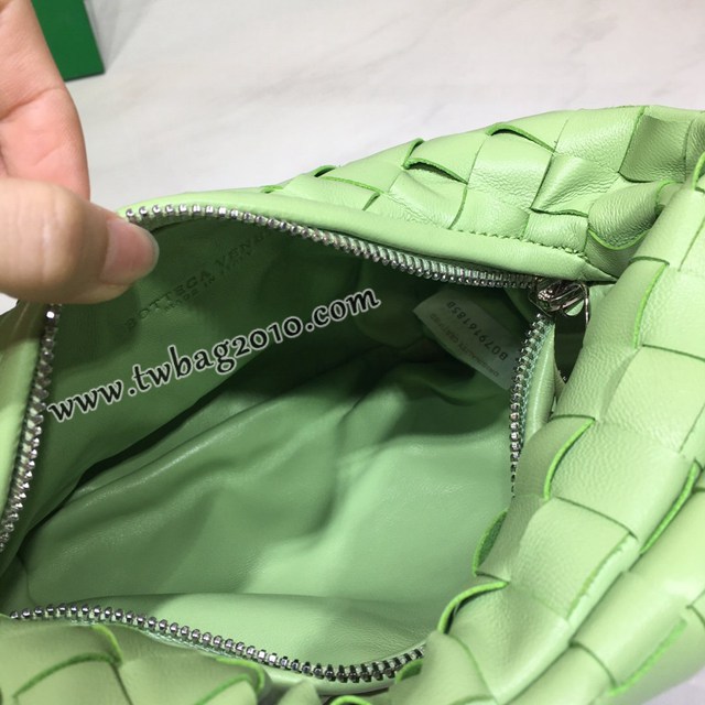 Bottega veneta高端女包 98080 寶緹嘉小號羊皮手工編織女包 BV爆款jodie新版本2代編織打結圓形hobo包  gxz1150